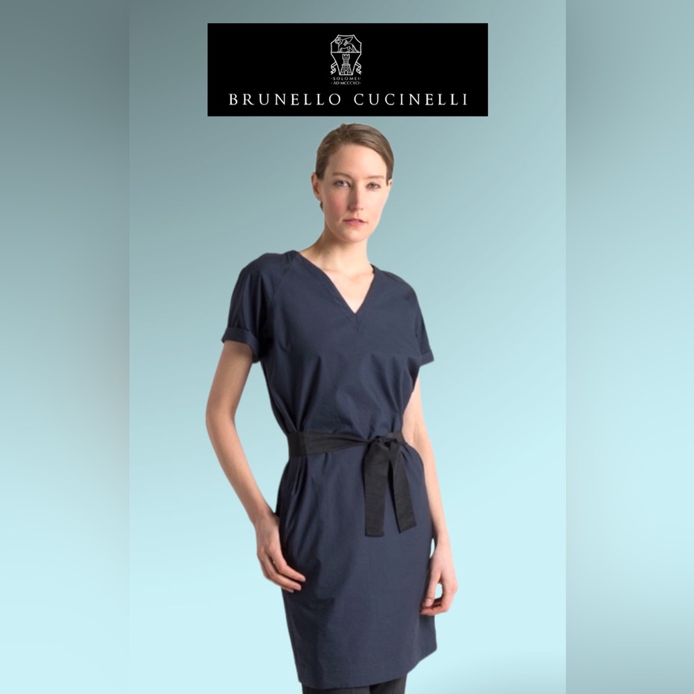 🖤Brunello Cucinelli Navy Dress